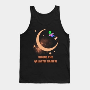 Riding the Galactic Ramps! Skate Tank Top